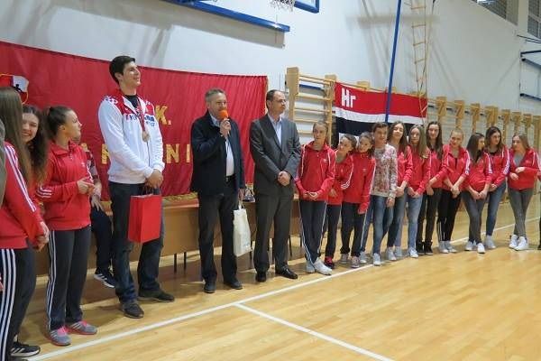 Doček Marka Mamića u Garešnici