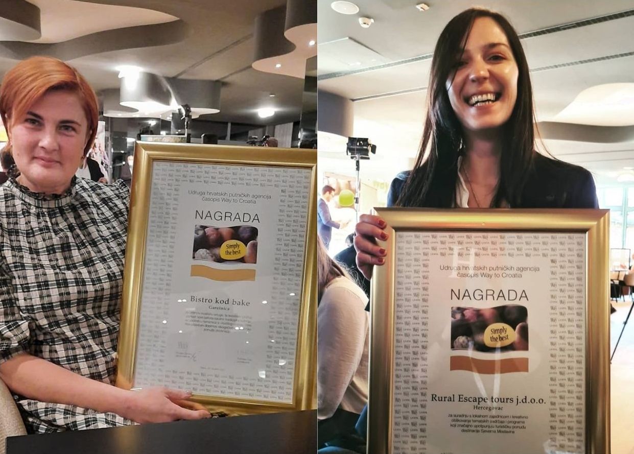GODIŠNJE TURISTIČKE NAGRADE SIMPLY THE BEST STIŽU U GAREŠNICU I HERCEGOVAC!!!