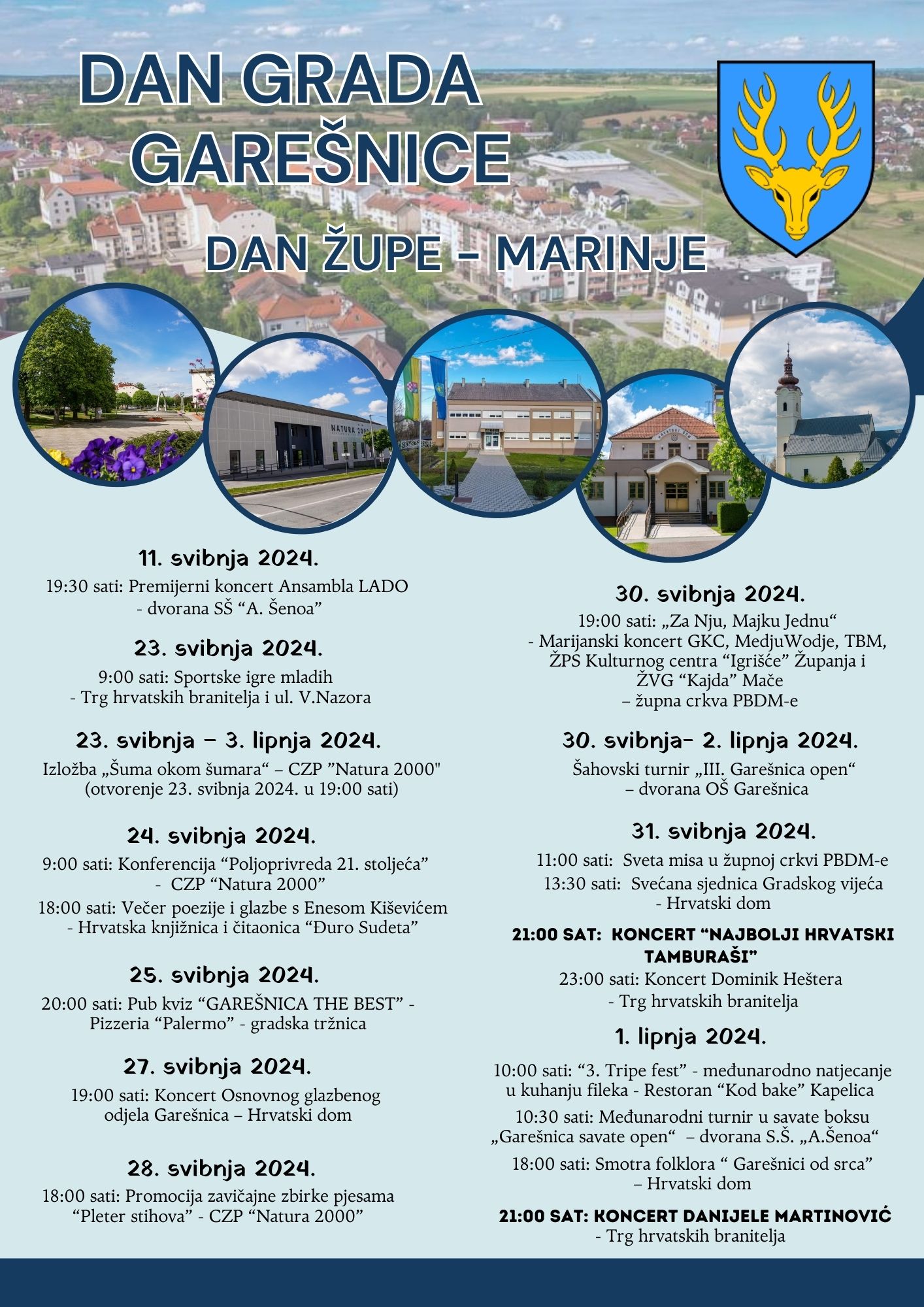 DAN GRADA GAREŠNICE - DAN ŽUPE - MARINJE
